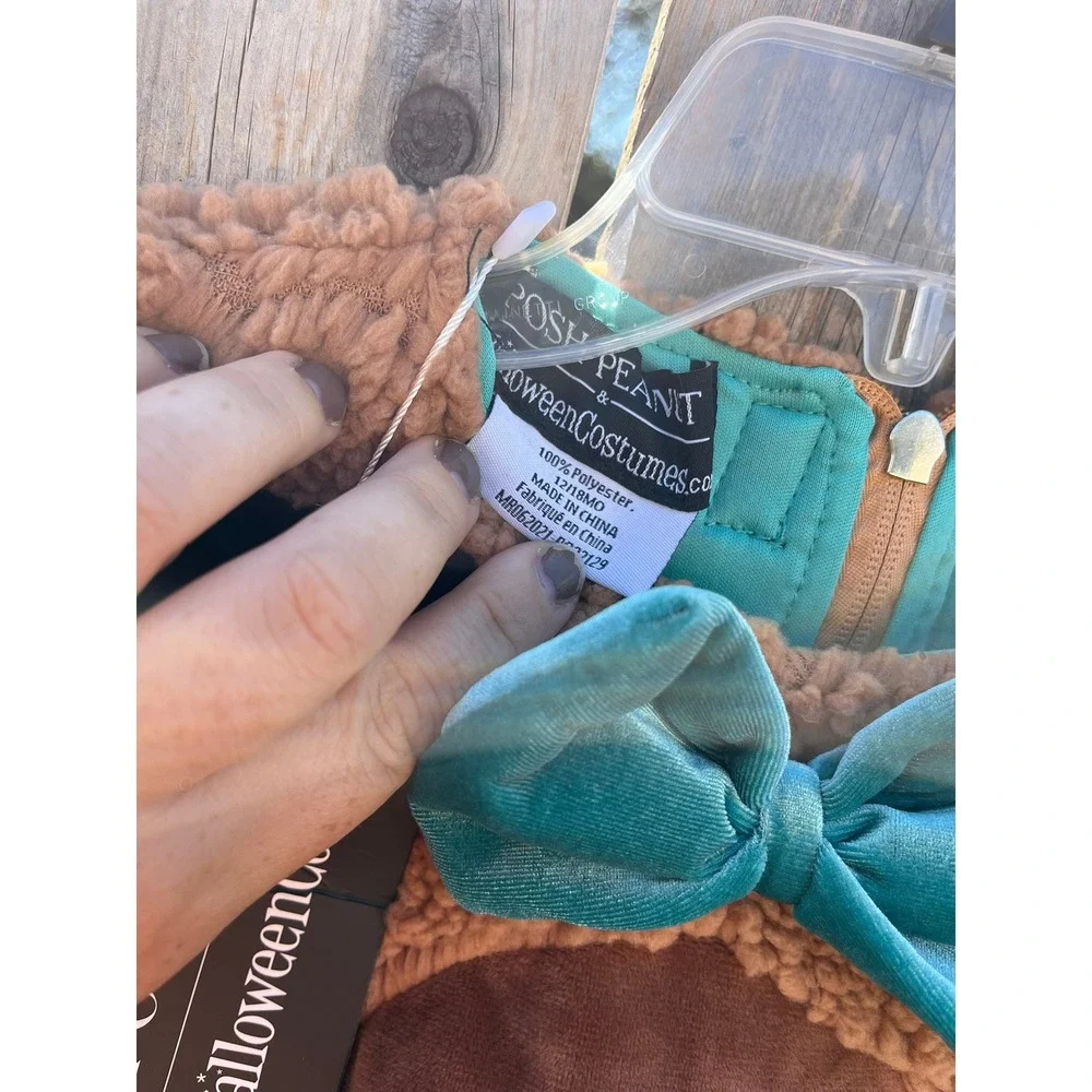 NEW Posh Peanut X Halloween Costumes Fuzzy Archie Bear 12/18 MOS Costume